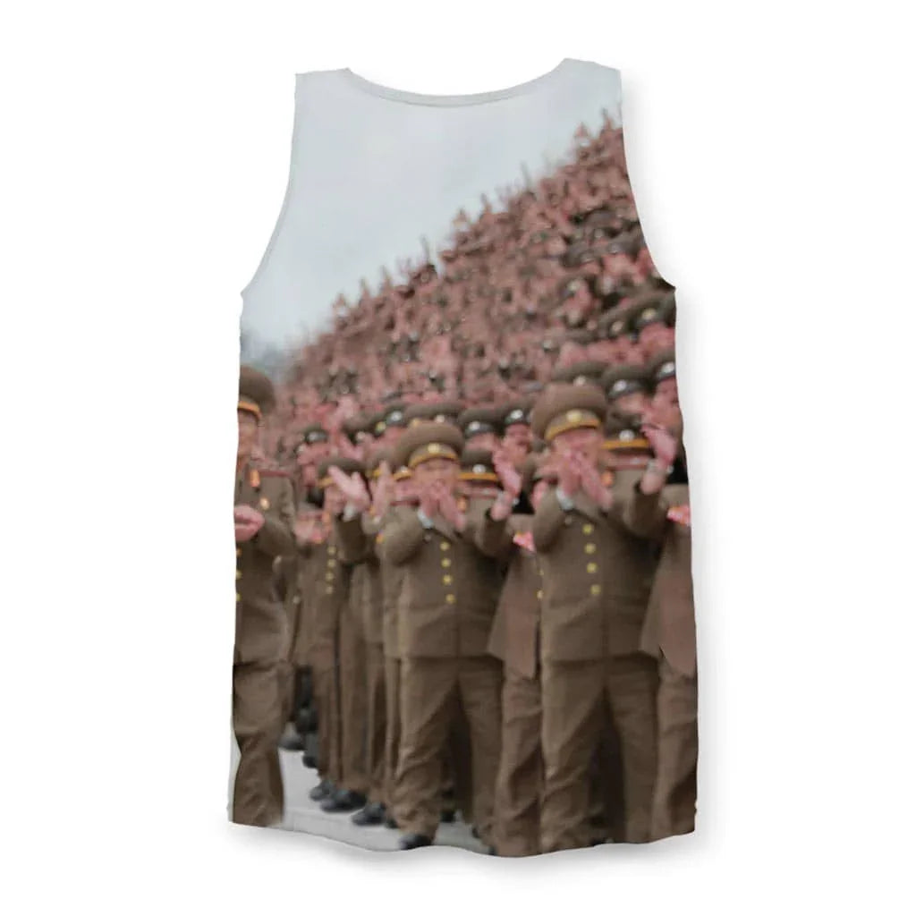 Kim Jong Represent Men's Tank - Shirtwascash