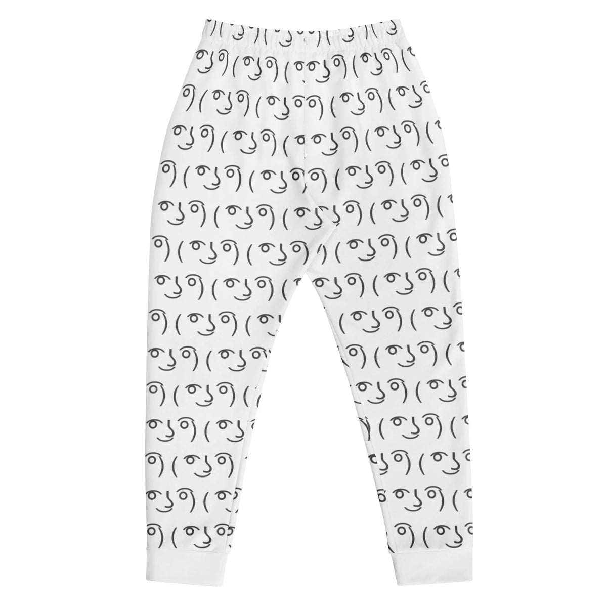 Lenny Face Joggers in Arctic Meme Minimalist. OEKO-TEX® 100, REACH Compliant, GRS Certified.