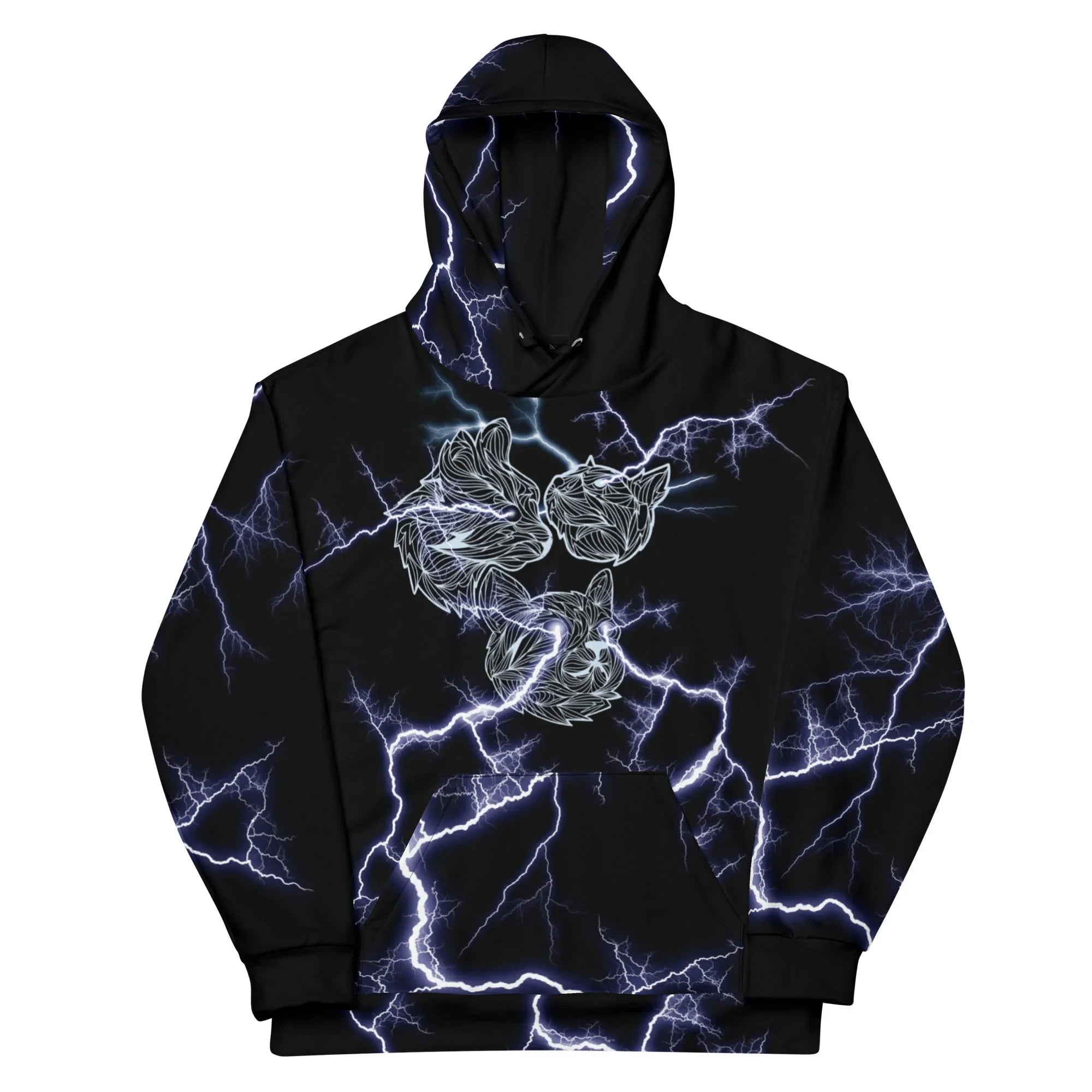 Lightning Cat Hoodie | Shirtwascash