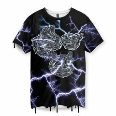 Lightning Cat T-Shirt - Shirtwascash