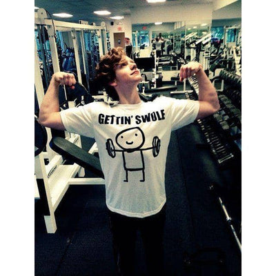 Gettin Swole Men's T-Shirt - Shirtwascash