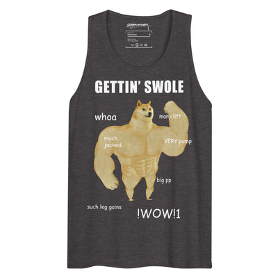 Gettin Swole Doge Men's Tank - Shirtwascash