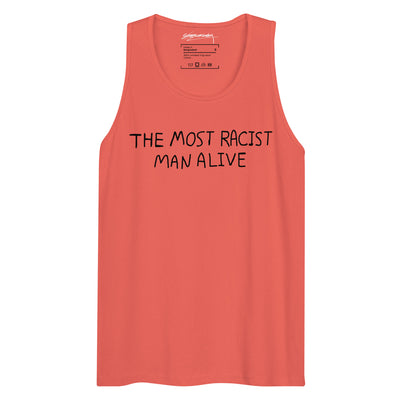 The Most Racist Man Alive Men's Tank - Shirtwascash