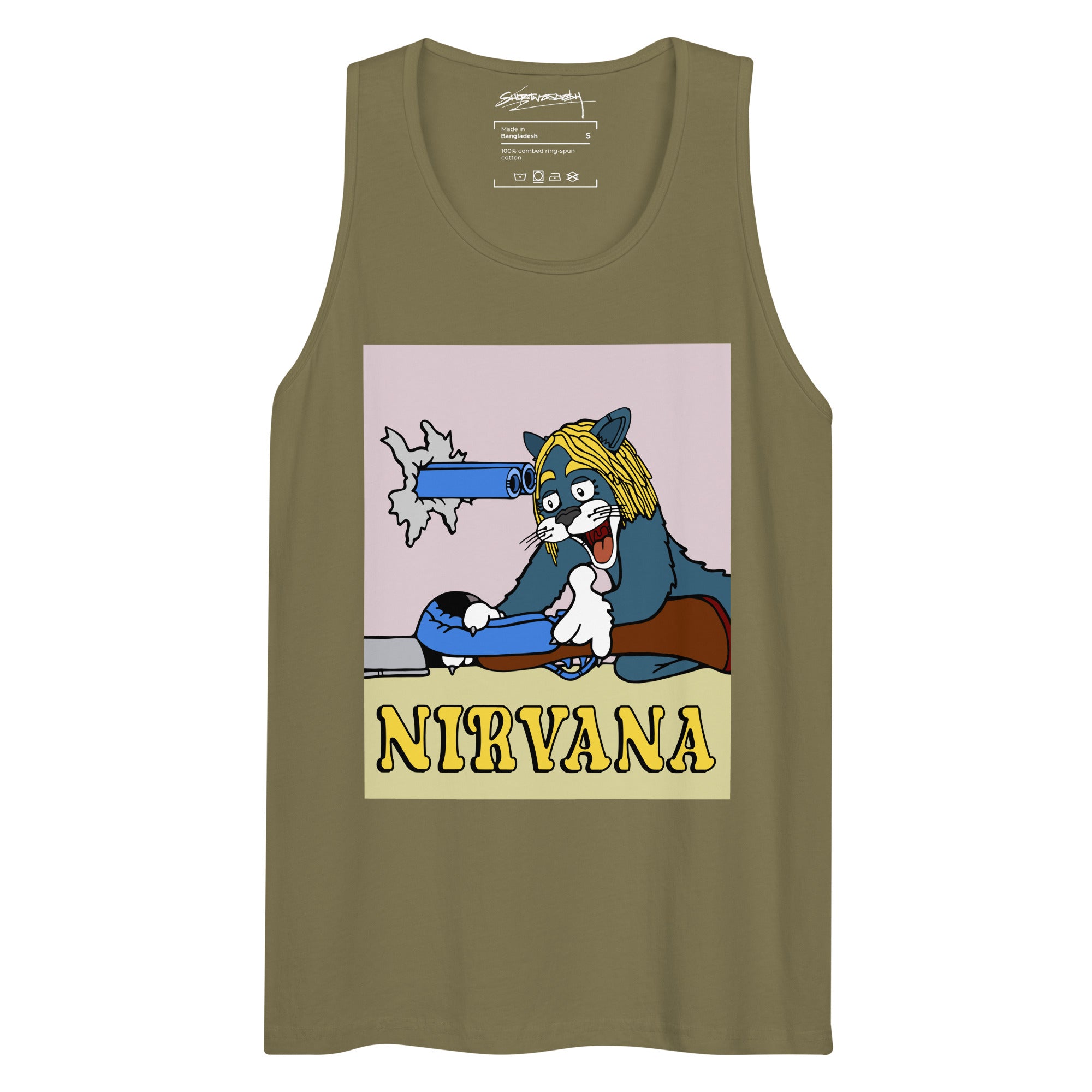 Nirvana Men's Tank - Shirtwascash