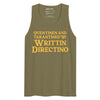 Writtin Directino Men's Tank - Shirtwascash