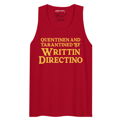 Writtin Directino Men's Tank - Shirtwascash