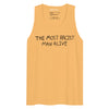 The Most Racist Man Alive Men's Tank - Shirtwascash