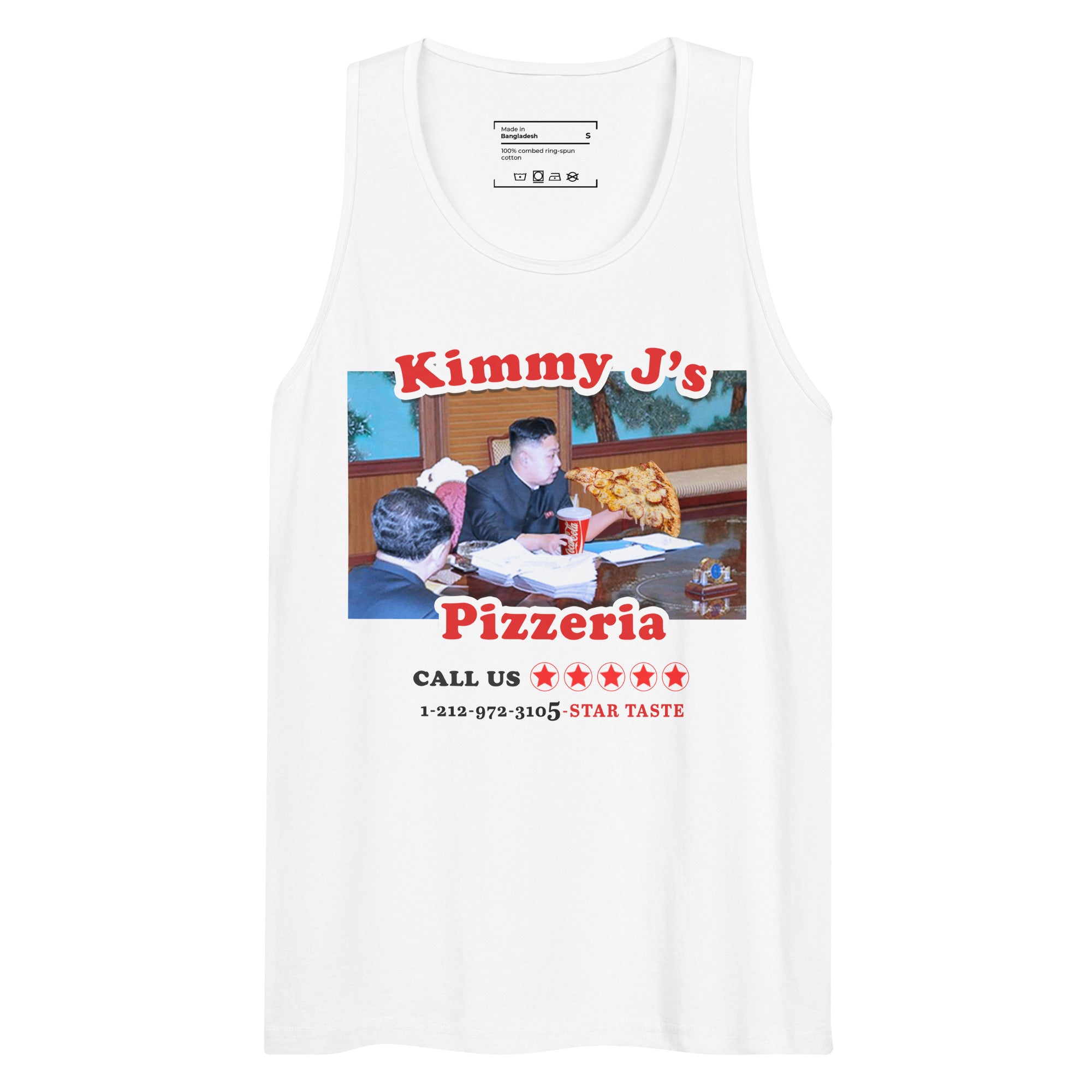 Kimmy J's Pizzeria Men's Tank - Shirtwascash