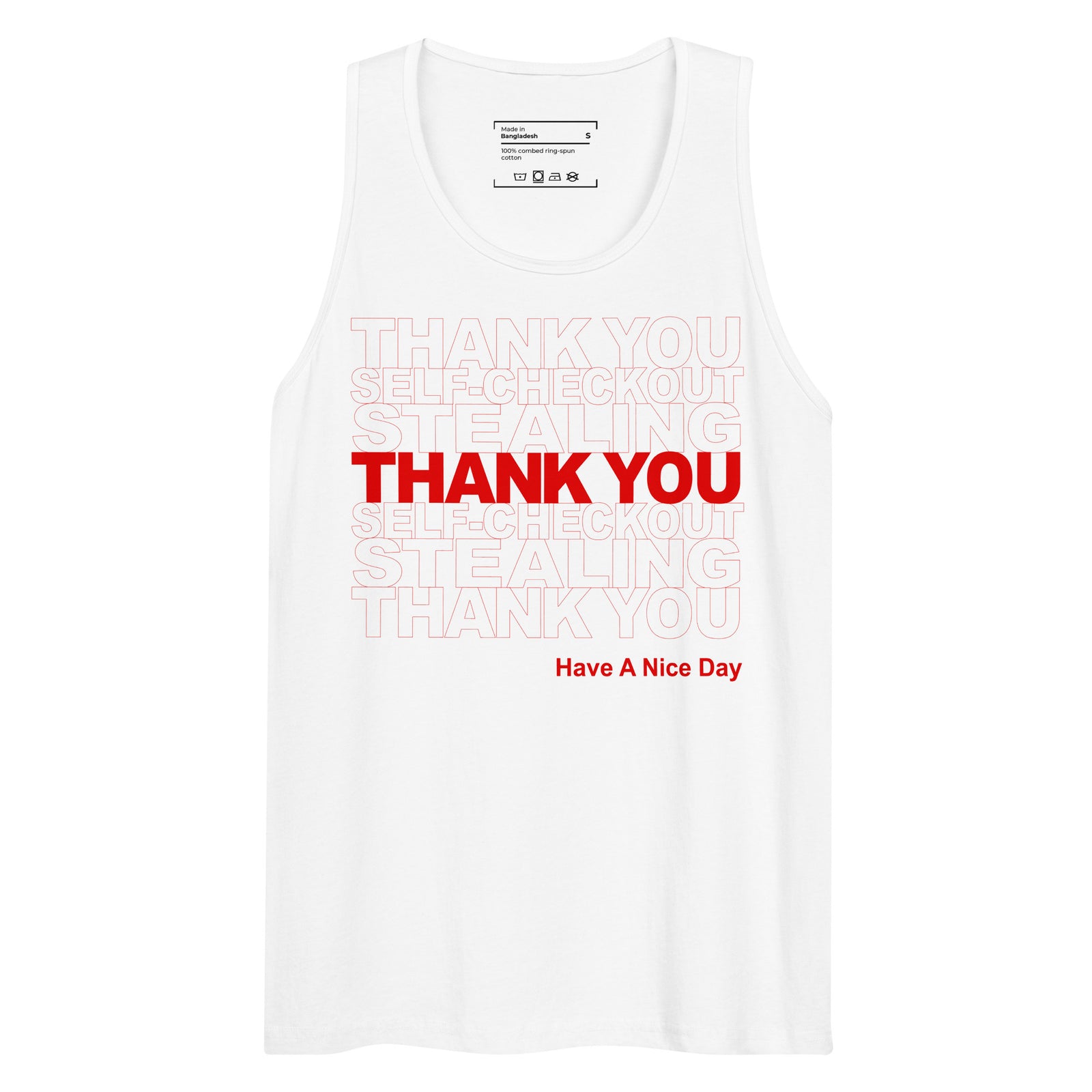 Thank You Stealing Men's Tank - Shirtwascash