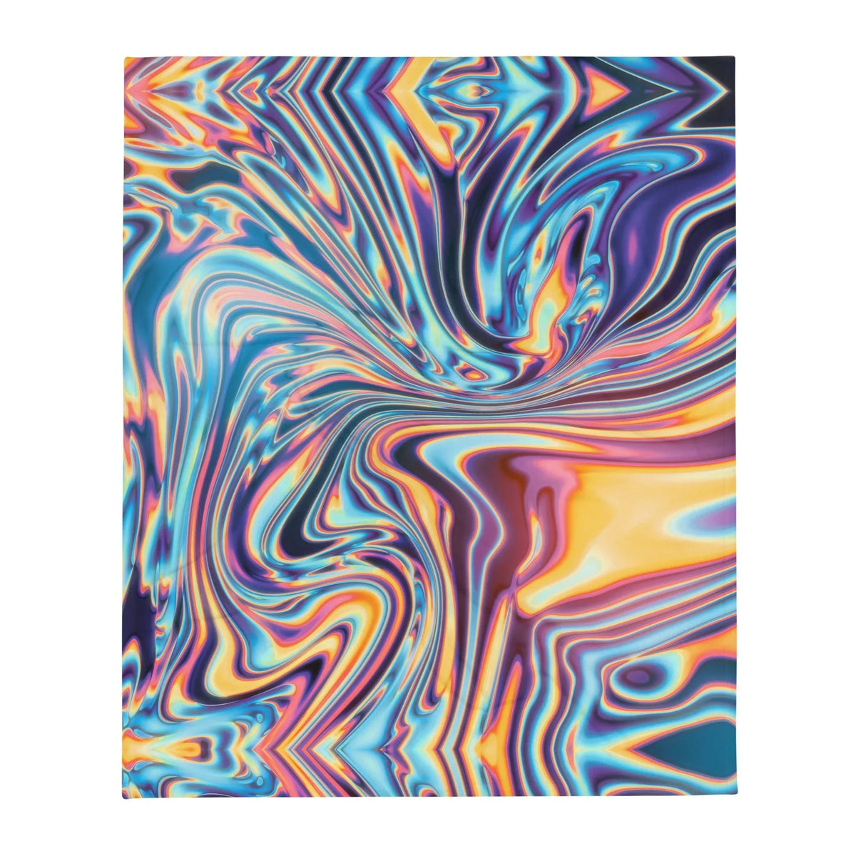 Mimicking the fluid dynamics of molten liquid metal (or a holographic oil slick), this abstract design radiates a hyper-glossy, reflective sheen. Contact us with accessibility feedback, we'd love to help!