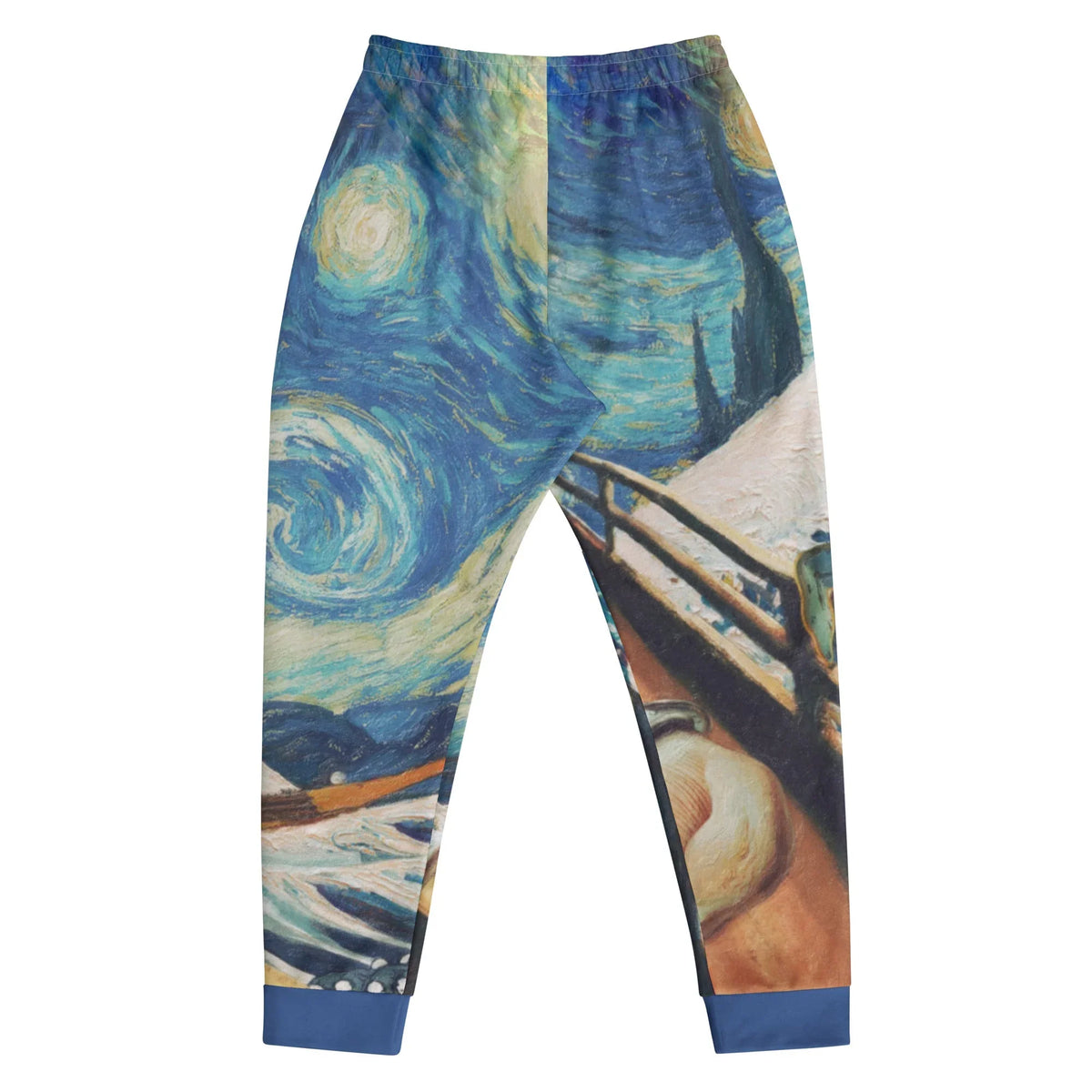 My Favorite Paintings Joggers in Turbulent Azure Canvas. OEKO-TEX® 100, REACH Compliant, GRS Certified.