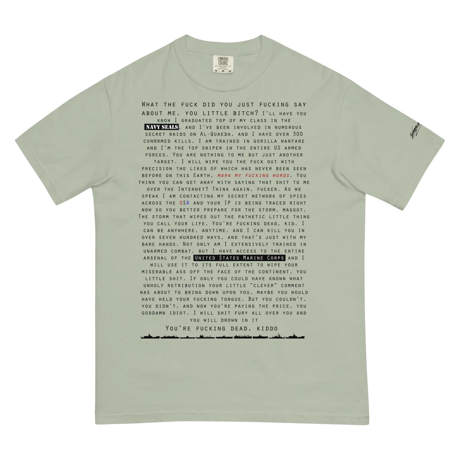 Navy Seal Copypasta Men's T-Shirt - Shirtwascash