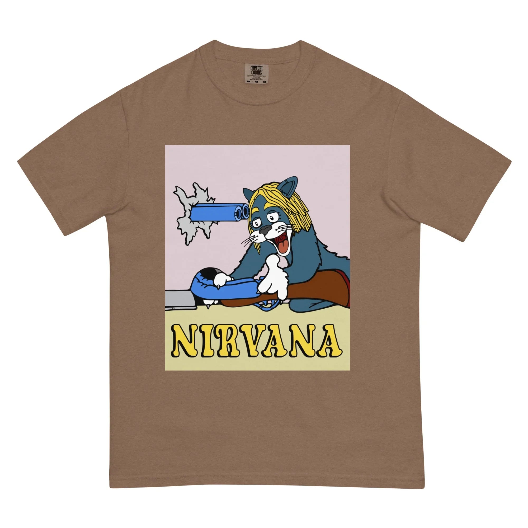 1995年Nirvana Tシャツ 100%コットン Nirvana T-Shirt - Shirtwascash