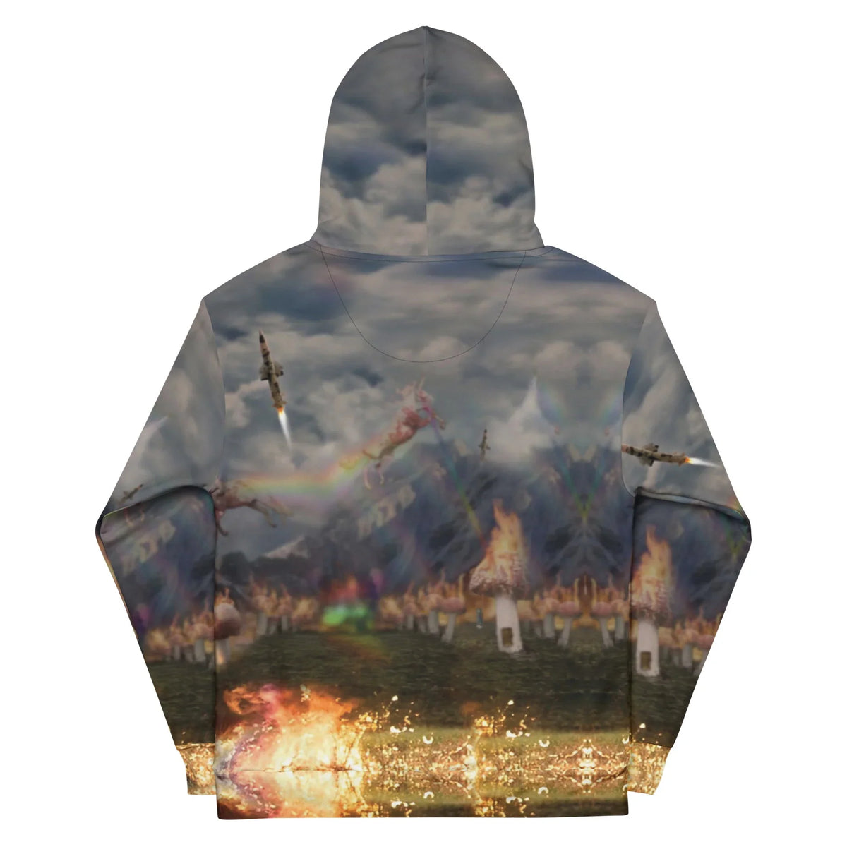 Rainbow Unicorn Kim Jong Un Hoodie - Shirtwascash