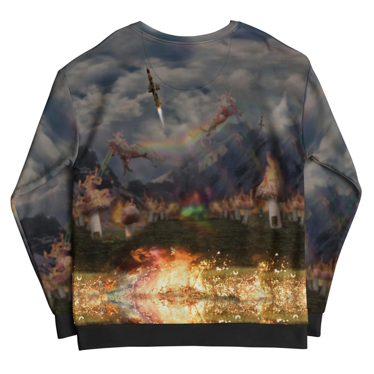 Rainbow Unicorn Kim Jong Un Sweatshirt - Shirtwascash