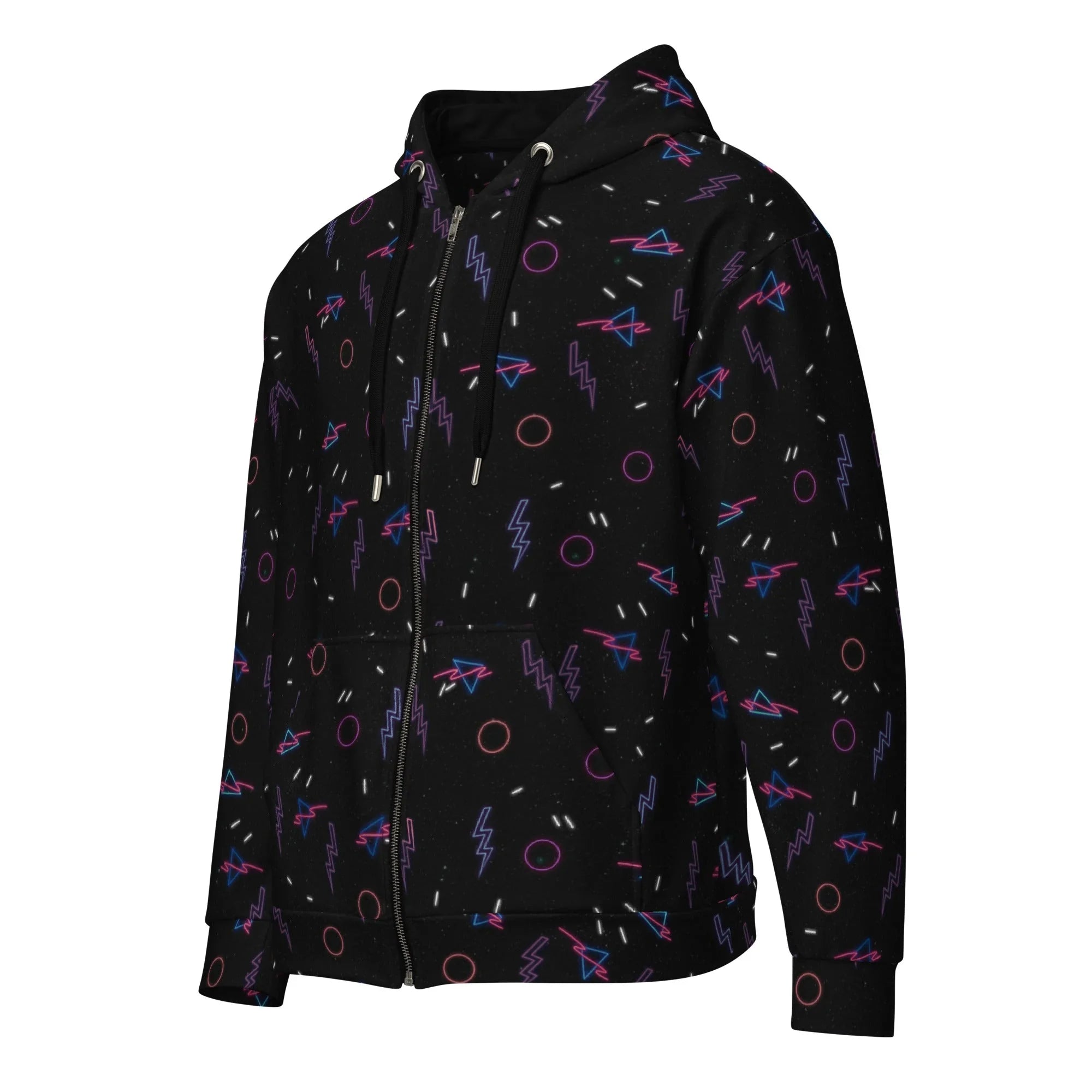 Retro Arcade Carpet Zip Hoodie - Shirtwascash