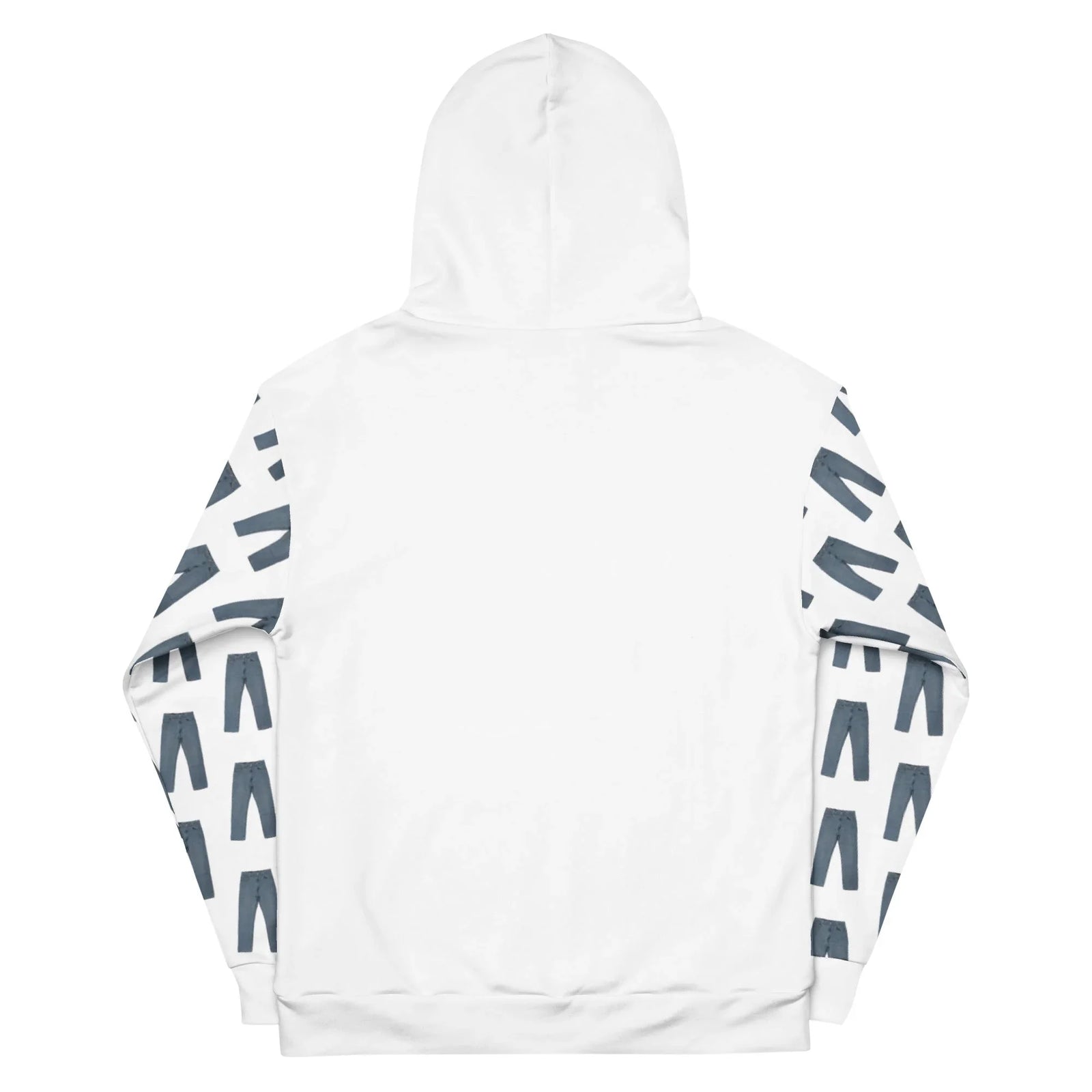 The Legendary Pants Hoodie in Stonewash Porcelain Contrast. OEKO-TEX® 100, REACH Compliant, GRS Certified.