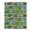 Car Carpet City Plush Blanket - Shirtwascash