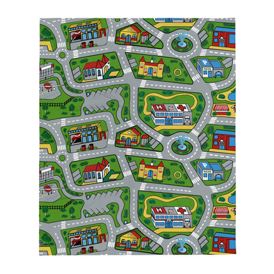 Car Carpet City Plush Blanket - Shirtwascash