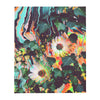 Floral Glitch Plush Blanket - Shirtwascash