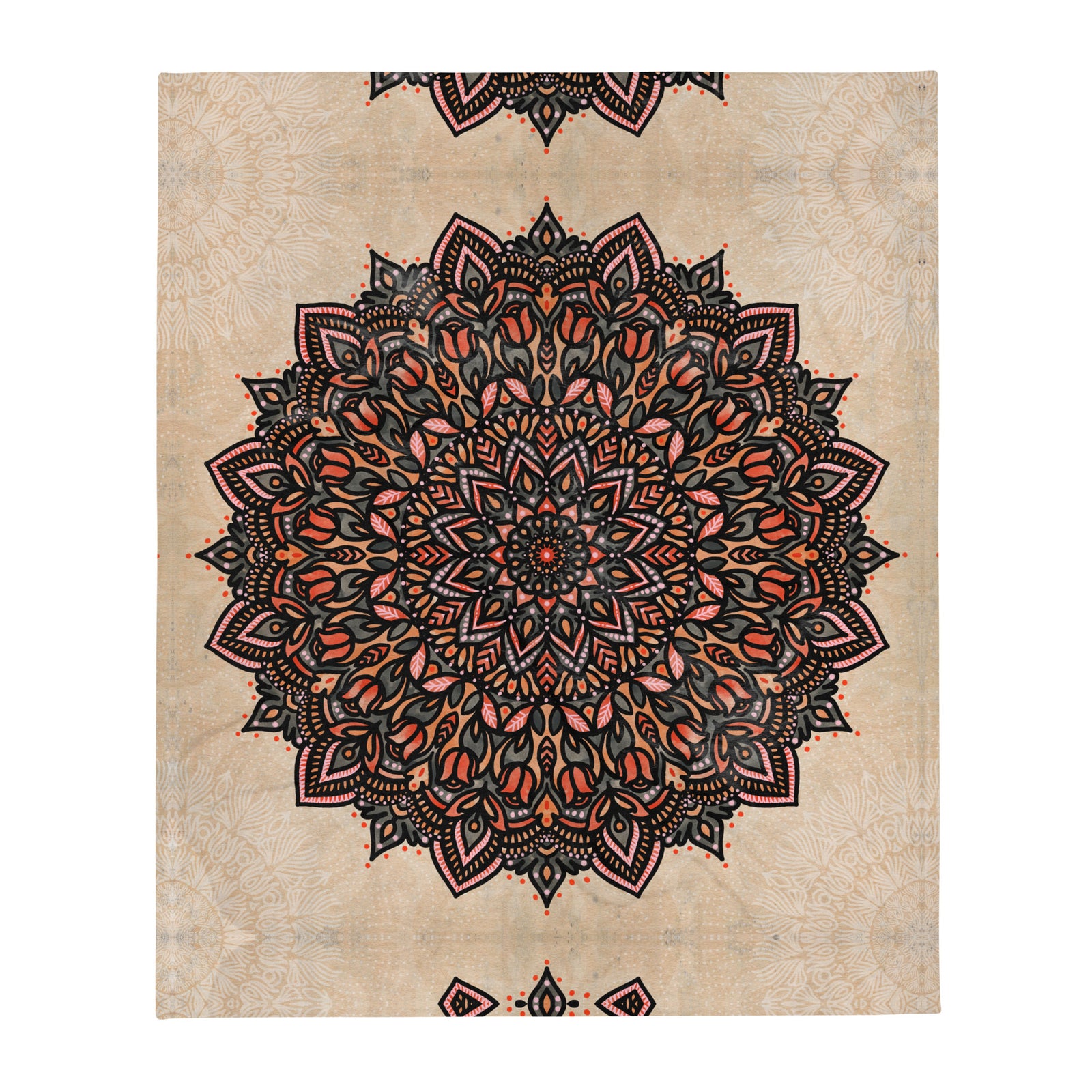 Mandala Plush Blanket - Shirtwascash