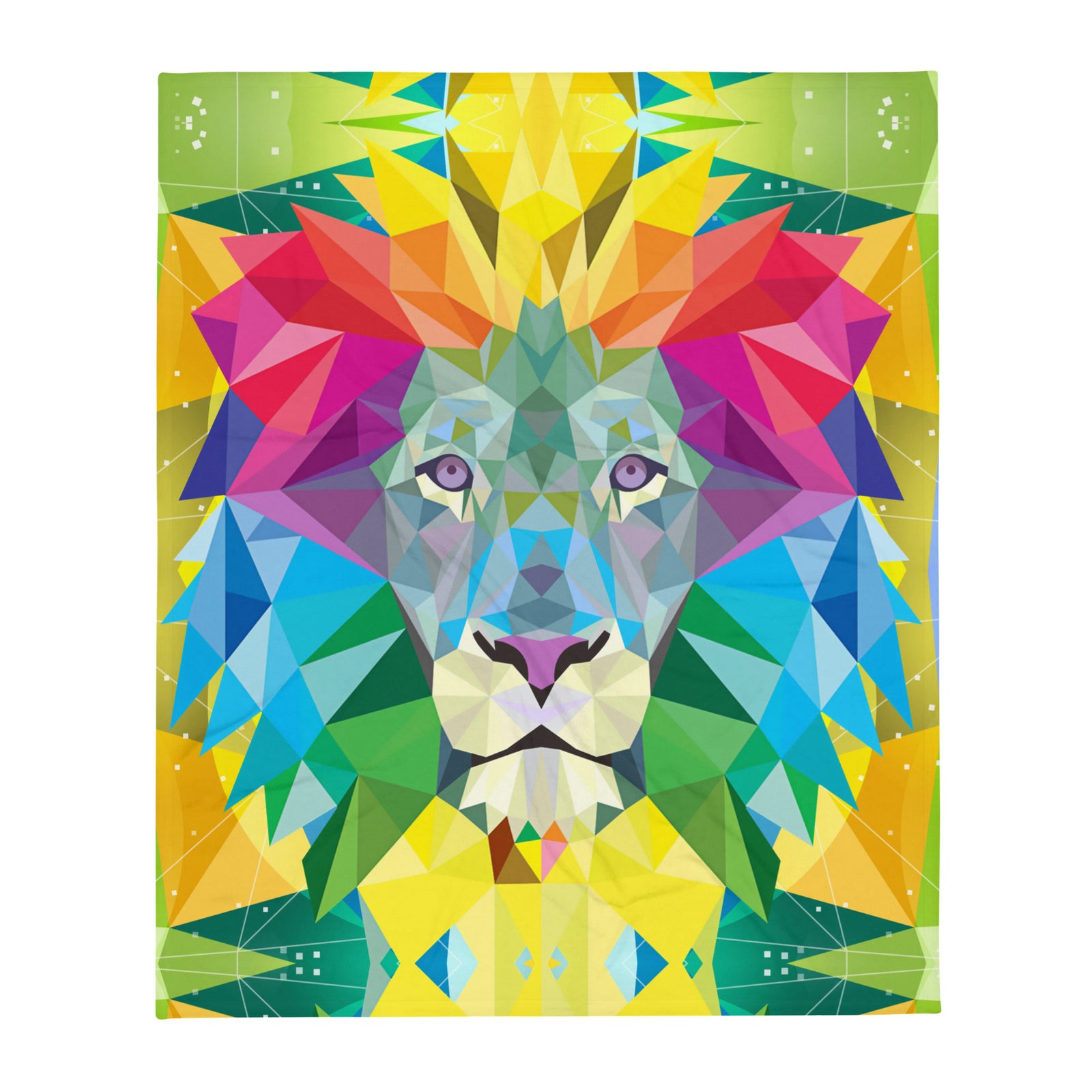 Spiritual Lion Plush Blanket - Shirtwascash