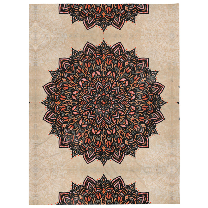 Mandala Plush Blanket - Shirtwascash