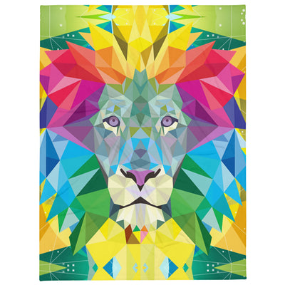 Spiritual Lion Plush Blanket - Shirtwascash