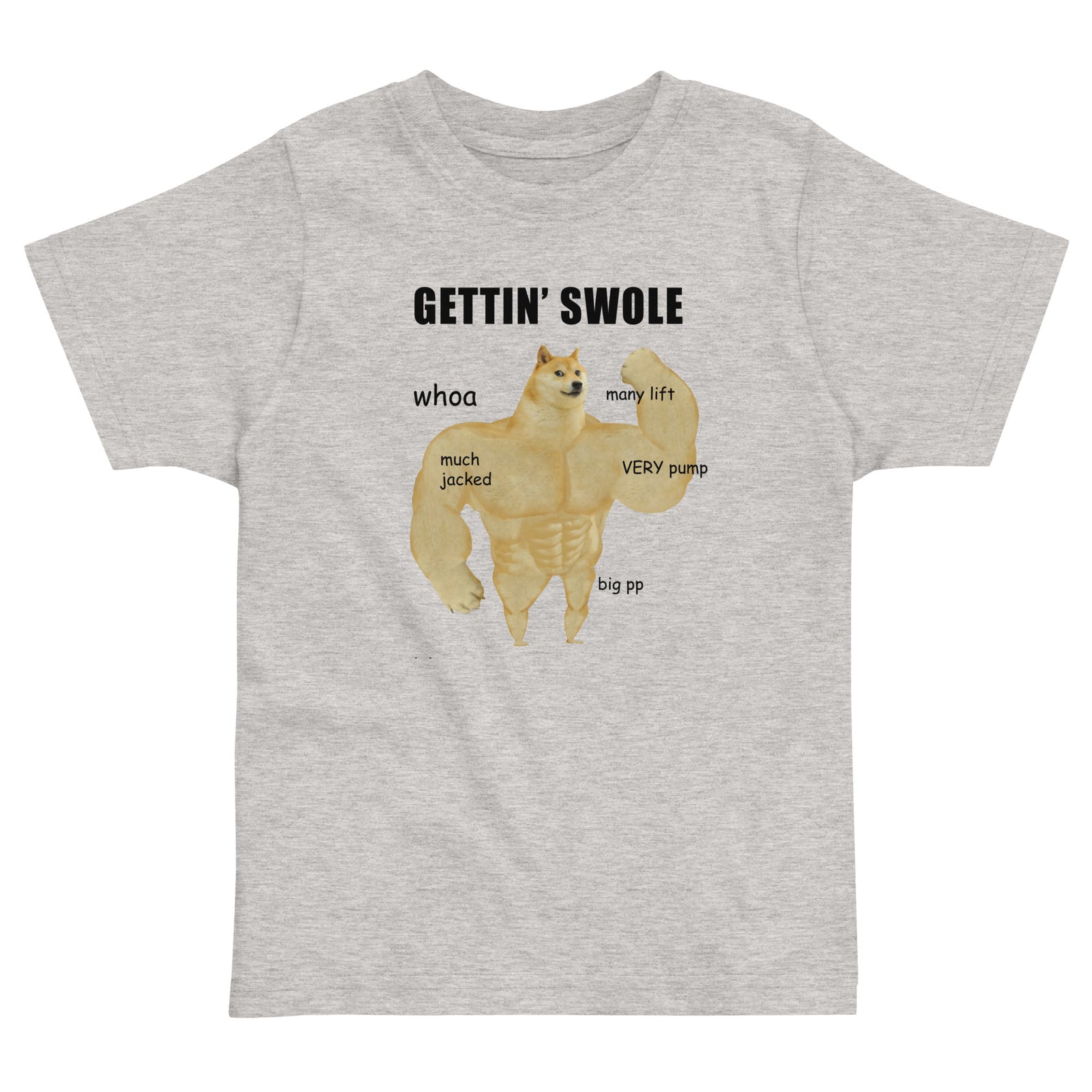 Gettin Swole Doge Kid's Tee - Shirtwascash