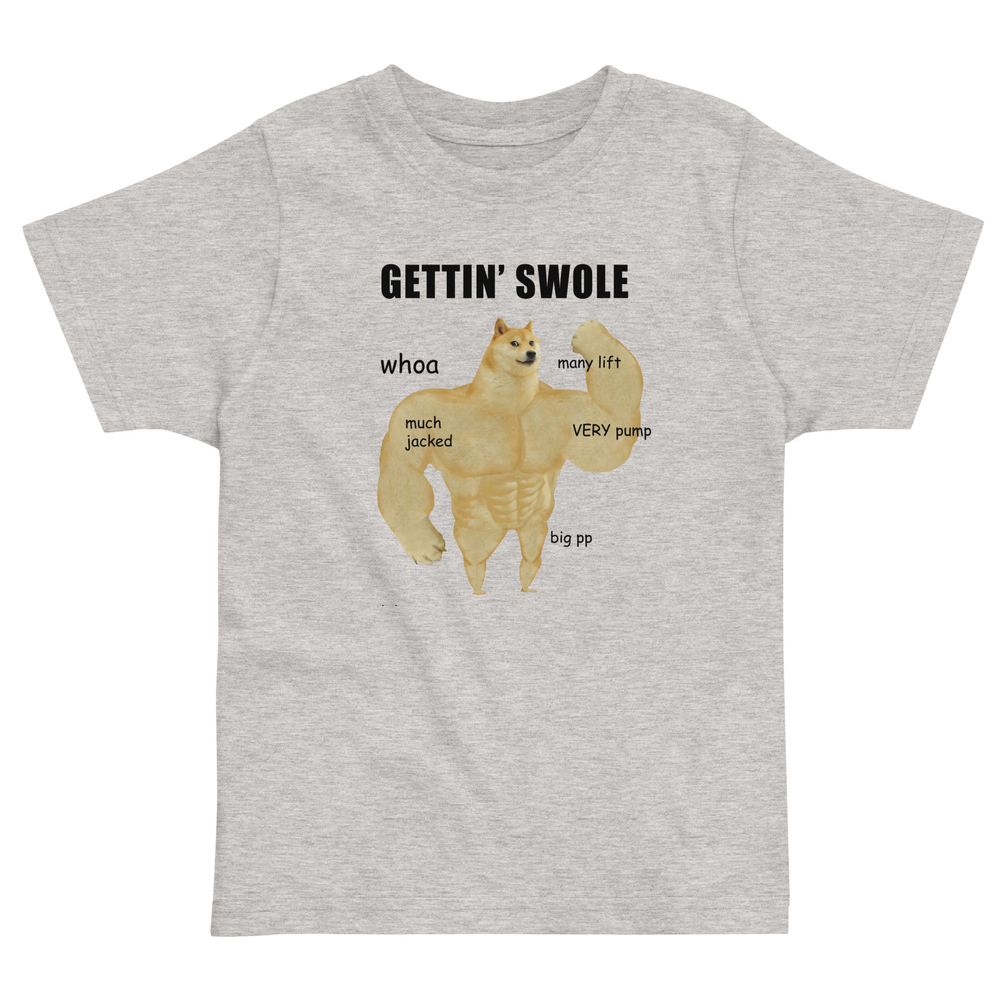Gettin Swole Doge Kid's Tee - Shirtwascash