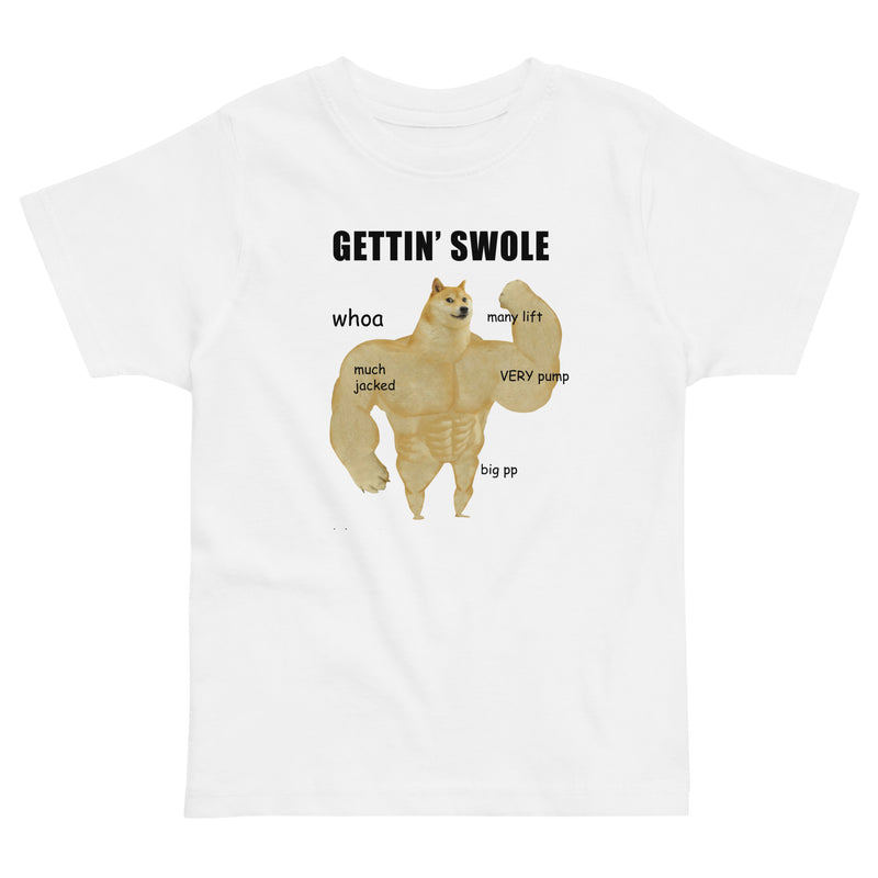 Gettin Swole Doge Kid's Tee - Shirtwascash