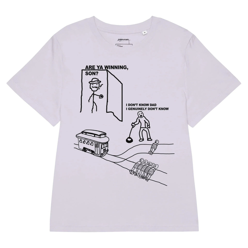 trolley-problem-womens-tee-