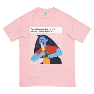 Devouring Her Son Meme Men's T-Shirt - Shirtwascash