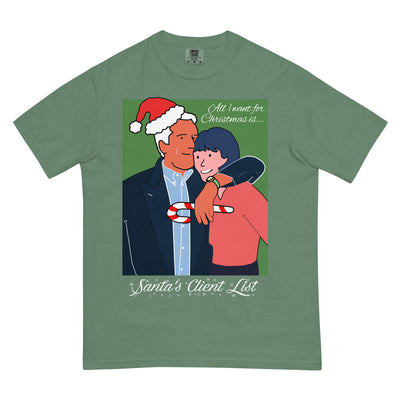Santas Client List Men's T-Shirt - Shirtwascash