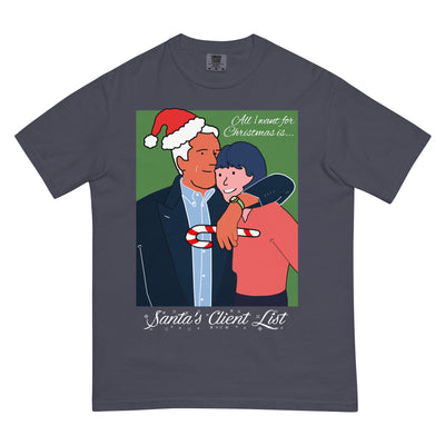Santas Client List Men's T-Shirt - Shirtwascash