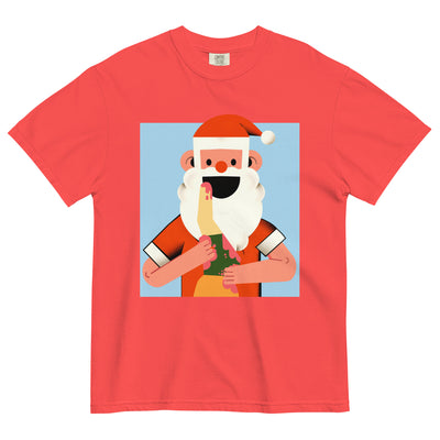 Santa Devouring His Elf Men's T-Shirt - Shirtwascash