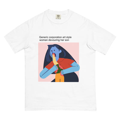 Devouring Her Son Meme Men's T-Shirt - Shirtwascash