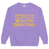 Writtin Directino Sweatshirt - Shirtwascash