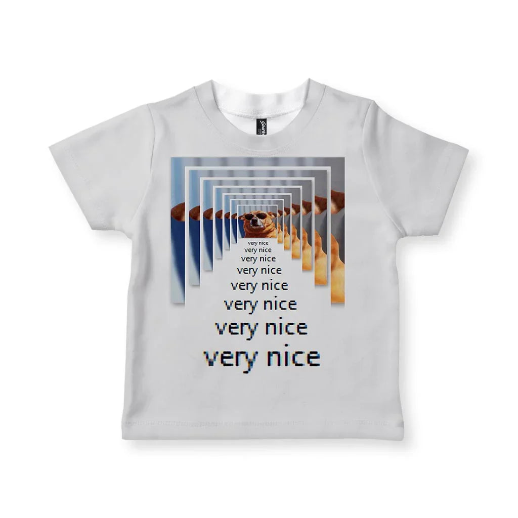 Very Nice Kid's Tee in Infinite Mist Grey. CPSIA Compliant, OEKO-TEX® 100, REACH Compliant.