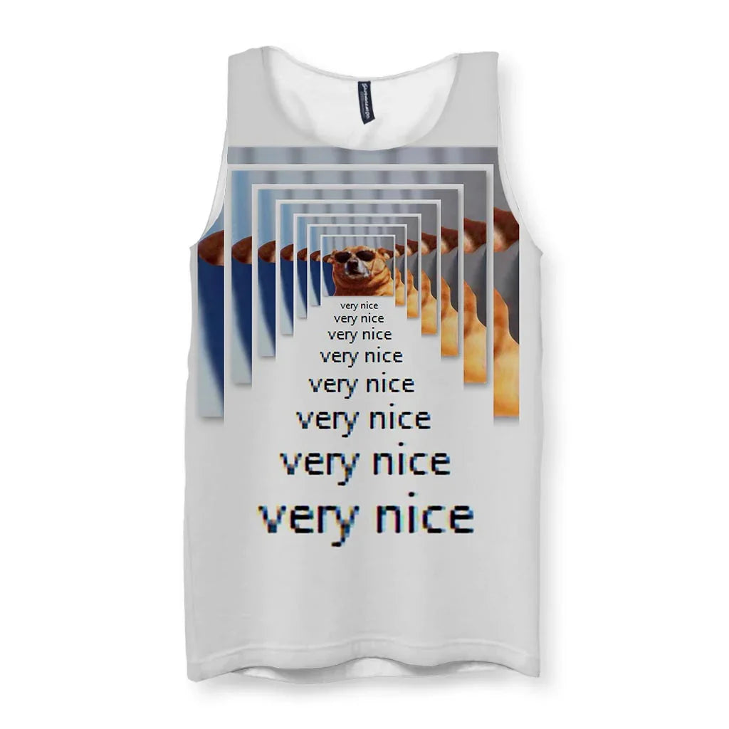 Centered on an optical white background, a surreal graphic features a golden-brown dog (biscuit tan) coolly wearing dark sunglasses. Contact us with accessibility feedback, we'd love to help!