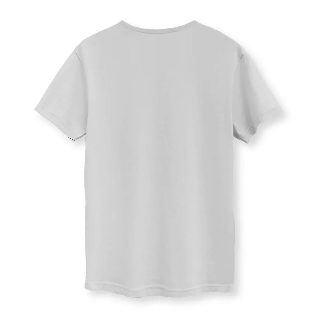Very Nice T-Shirt - The recursive caramel canine (#CD7F32) fading into an infinite loop on a muted slate blue background (#708090), alongside the degrading, pixelated "very nice" typography in black sans-serif (#000000).