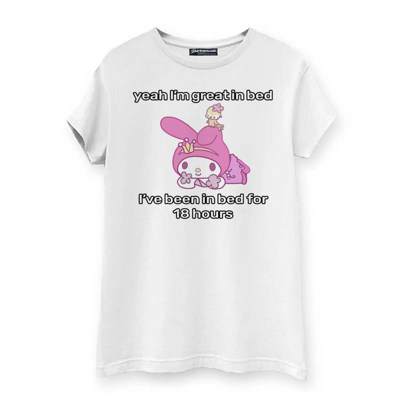 Great in Bed Womens T-Shirt