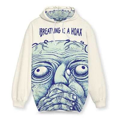 Breathing is a Hoax Hoodie