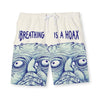 Breathing is a Hoax Herren-Badeshorts