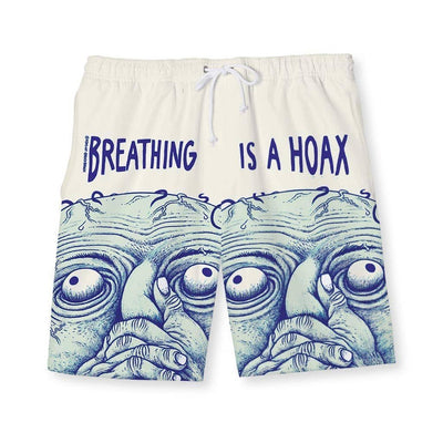 Breathing is a Hoax Herren-Badeshorts