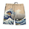 Cookie Wave Men's Gym Shorts