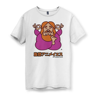 Fat Anime Jesus Herren T-Shirt