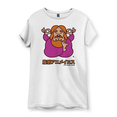 Fat Anime Jesus Damen T-Shirt