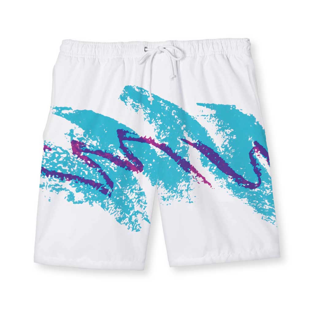 Jazzy 90s Men's Swim Shorts