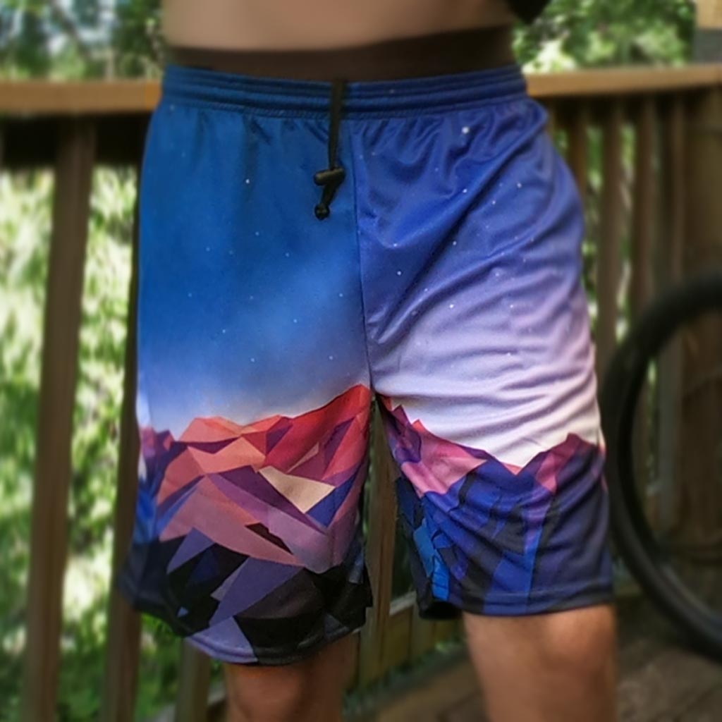 Poly Mountain Men's Gym Shorts